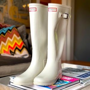 Hunter refined slim women’s rain boots size 7